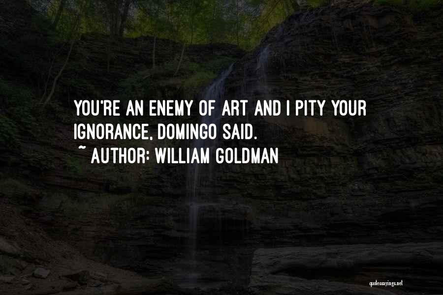 Domingo Quotes By William Goldman