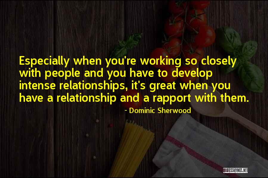 Dominic Sherwood Quotes 1263330 Dominic Sherwood Quotes 1263330