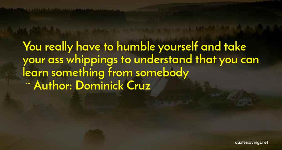 Dominick Cruz Quotes 1580802