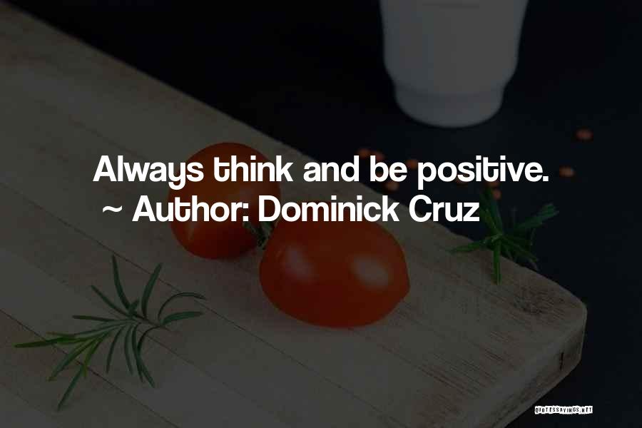 Dominick Cruz Quotes 1662447