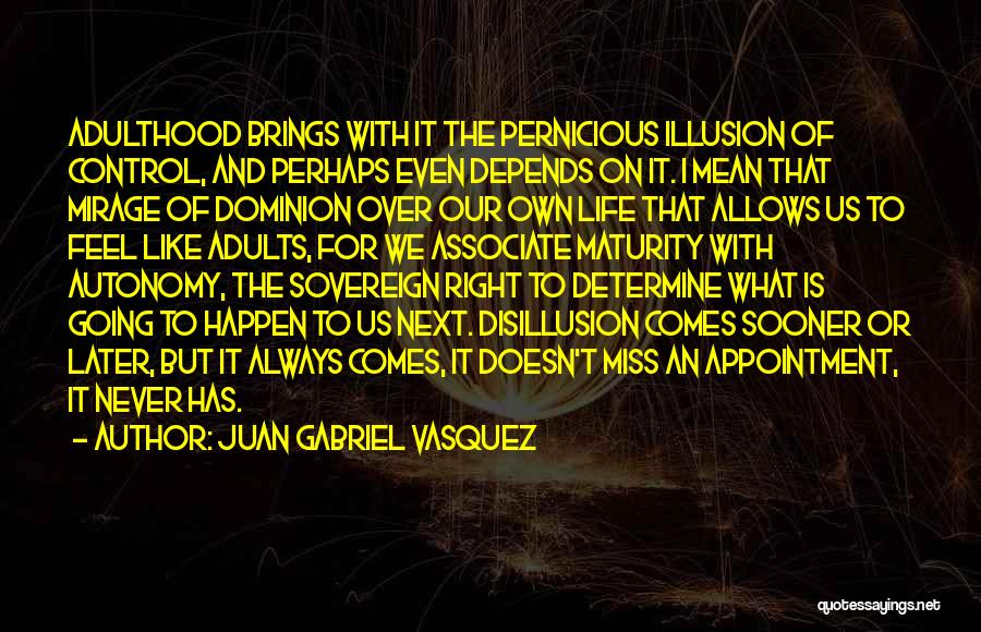 Dominion Gabriel Quotes By Juan Gabriel Vasquez