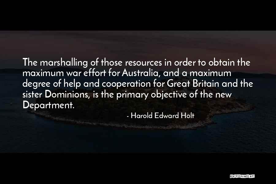 Dominions 5 Quotes By Harold Edward Holt Dominions 5 Quotes By Harold Edward Holt