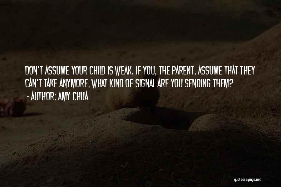 Don Assume Quotes By Amy Chua