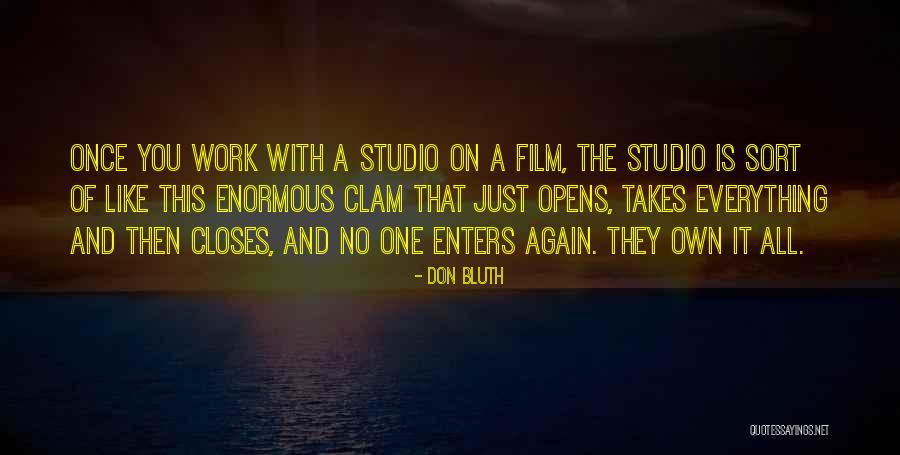 Don Bluth Quotes 556491 Don Bluth Quotes 556491