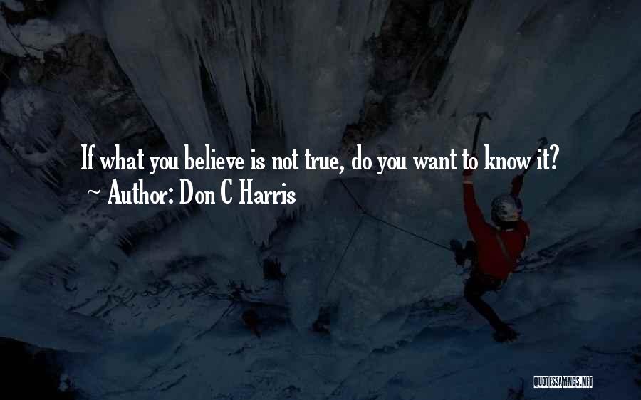 Don C Harris Quotes 987659