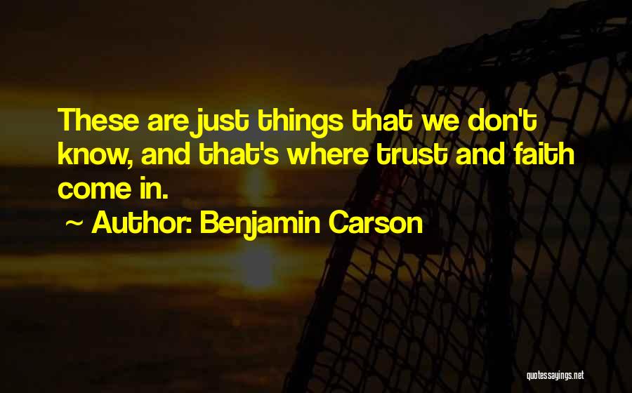 Don Carson Quotes By Benjamin Carson