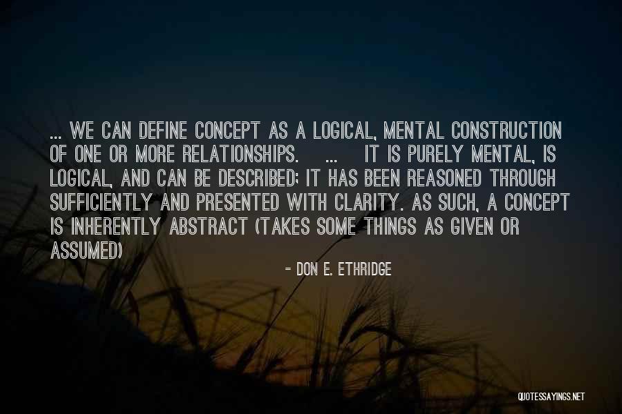 Don E. Ethridge Quotes 1363820