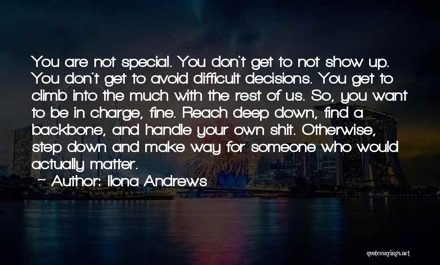 Don Get In Your Own Way Quotes By Ilona Andrews