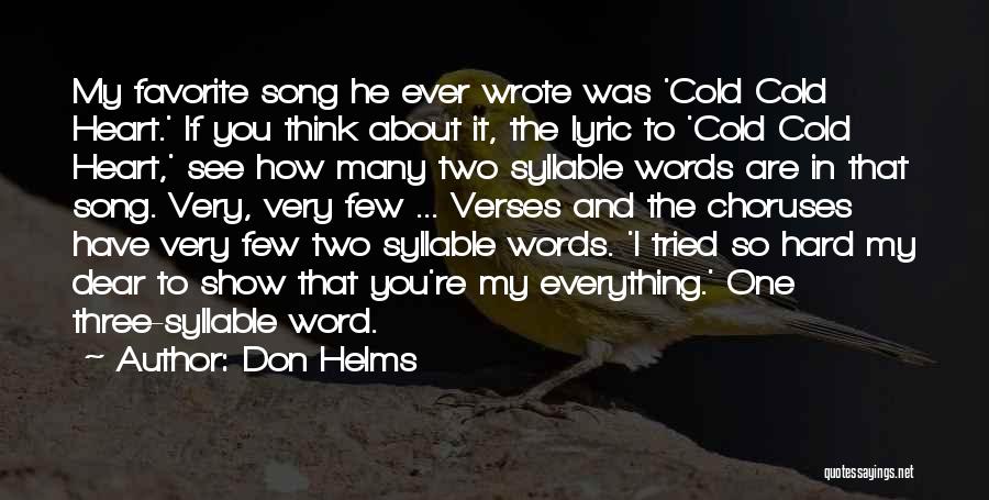 Don Helms Quotes 1375184