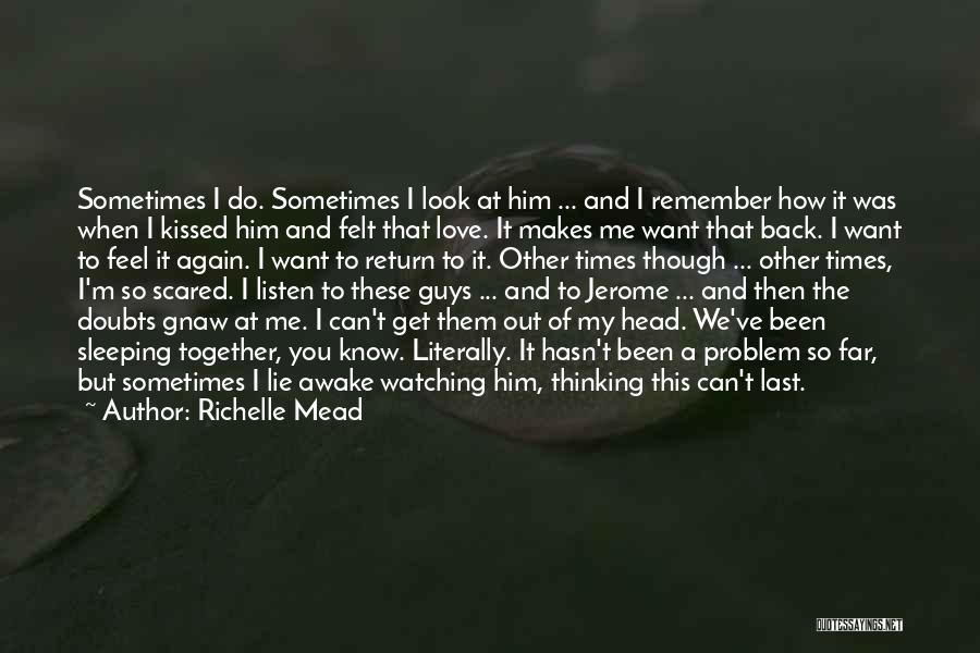 Don Look Back Quotes By Richelle Mead