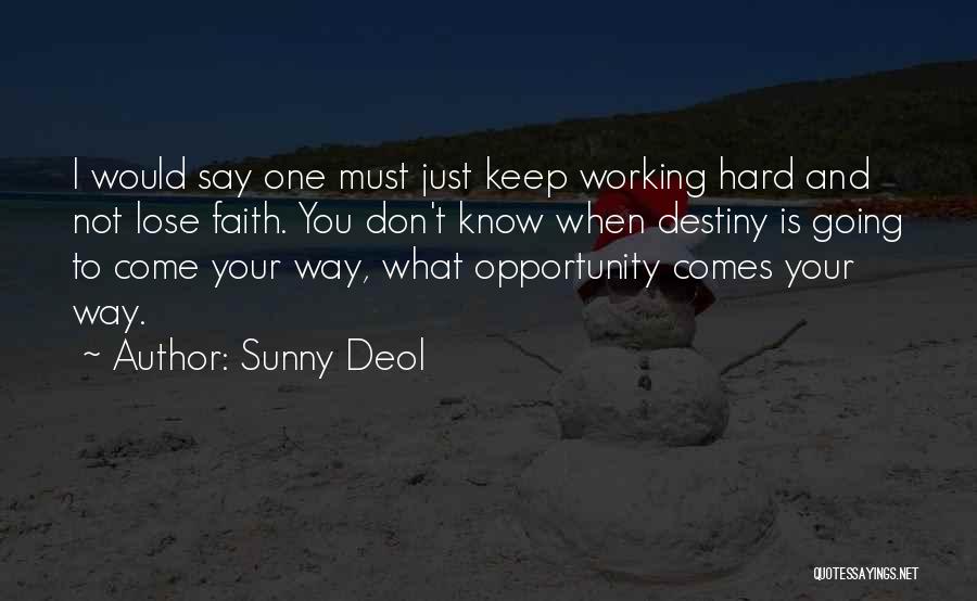 Don Lose Your Way Quotes By Sunny Deol