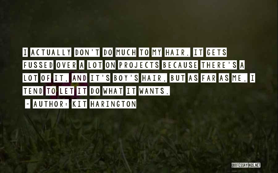 Don Over Do It Quotes By Kit Harington