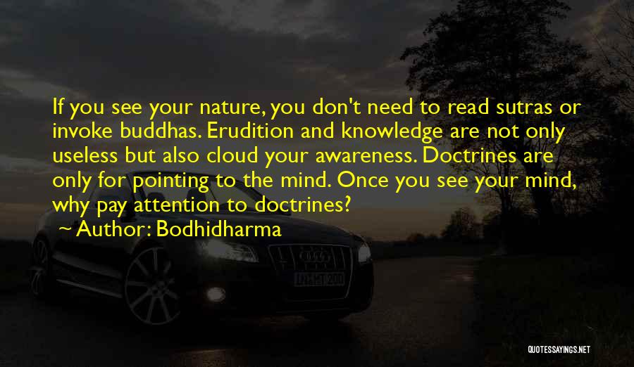 Don Pay Attention Quotes By Bodhidharma