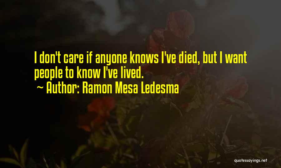 Don Ramon Quotes By Ramon Mesa Ledesma