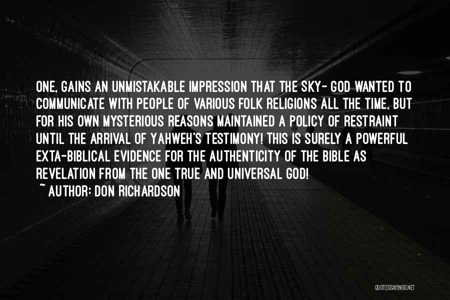 Don Richardson Quotes 642424
