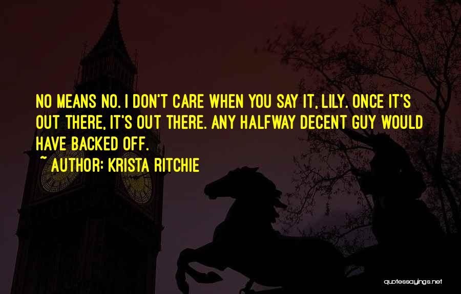 Don Ritchie Quotes By Krista Ritchie