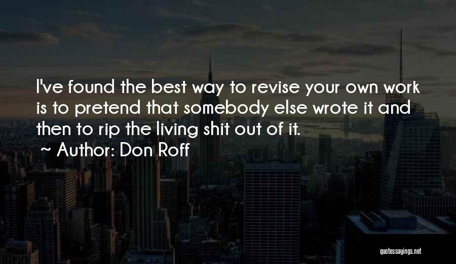 Don Roff Quotes 1864186