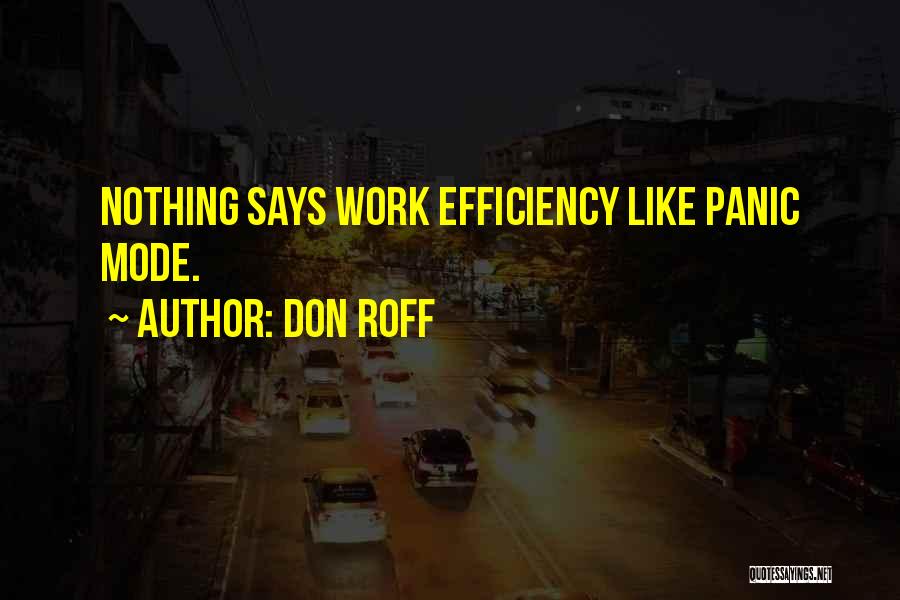 Don Roff Quotes 235767