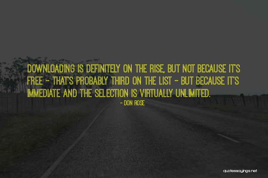 Don Rose Quotes 790964 Don Rose Quotes 790964