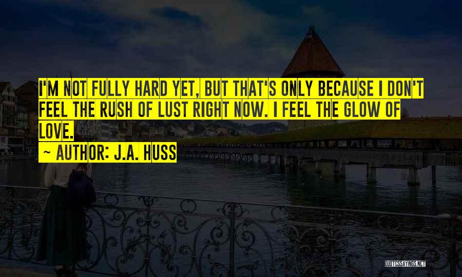 Don Rush Love Quotes By J.A. Huss