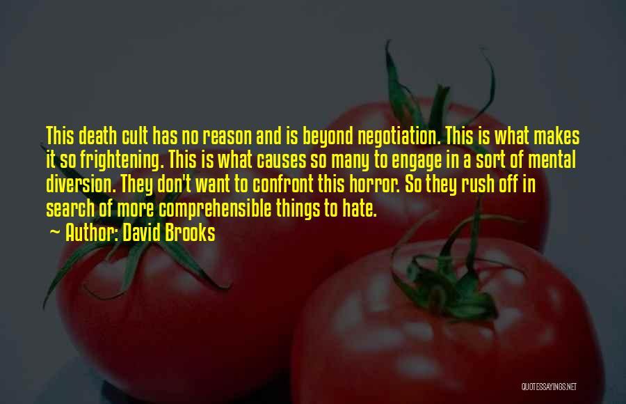 Don Rush Things Quotes By David Brooks