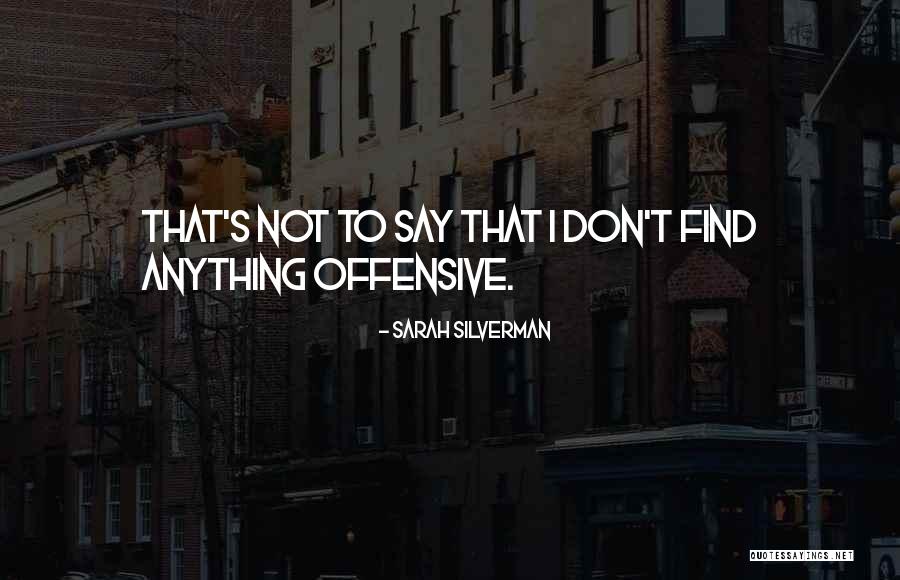 Don Say Anything Quotes By Sarah Silverman Don Say Anything Quotes By Sarah Silverman