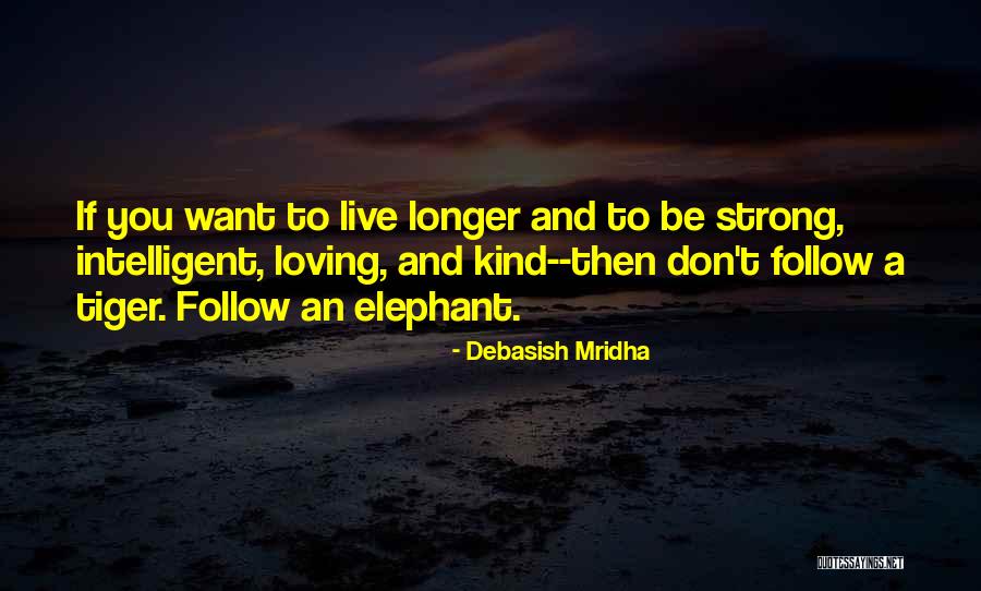 Don T Follow A Tiger Quotes By Debasish Mridha Don T Follow A Tiger Quotes By Debasish Mridha