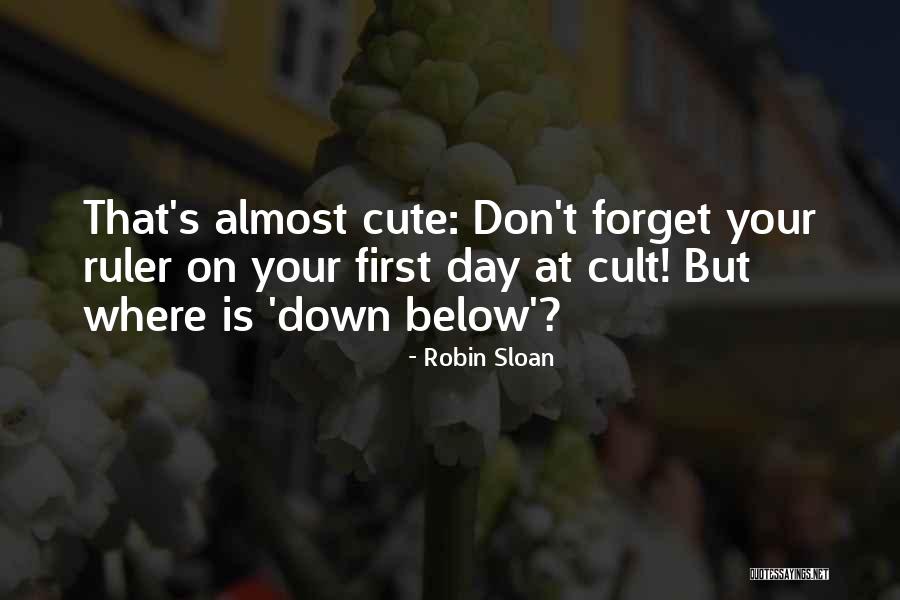 Don T Forget Quotes By Robin Sloan Don T Forget Quotes By Robin Sloan