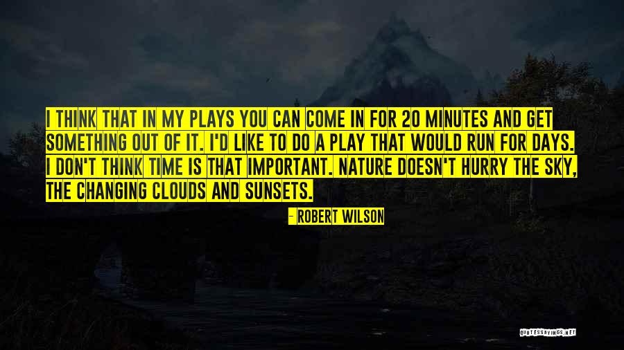 Don T Hurry Quotes By Robert Wilson Don T Hurry Quotes By Robert Wilson