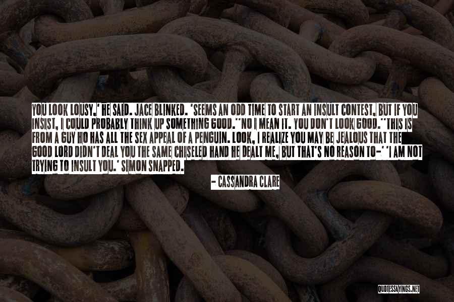Don T Insult Quotes By Cassandra Clare Don T Insult Quotes By Cassandra Clare