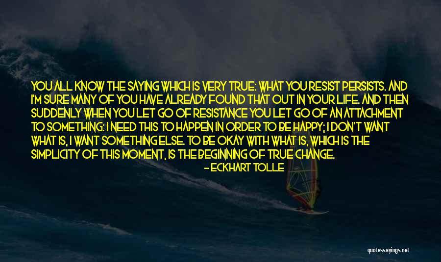 Don T Resist Quotes By Eckhart Tolle Don T Resist Quotes By Eckhart Tolle