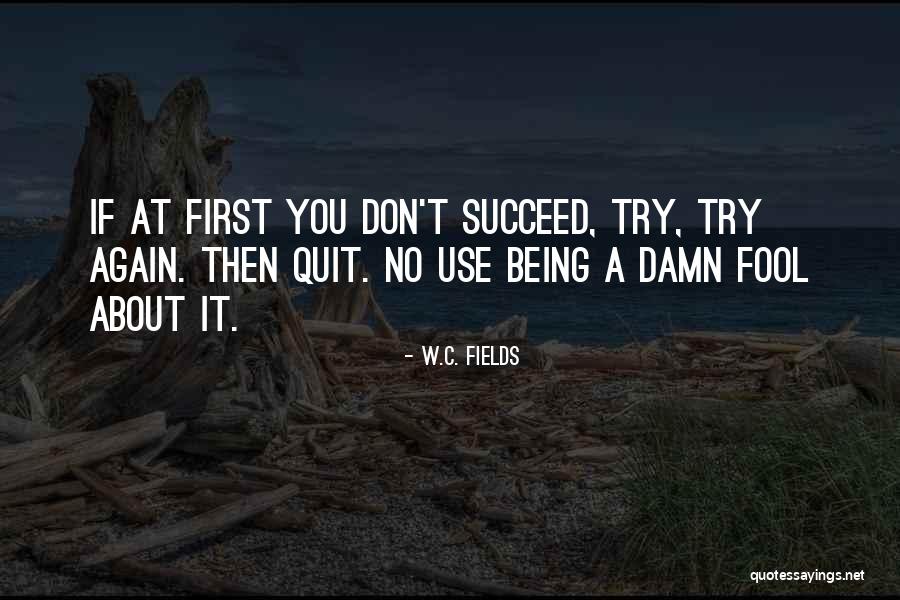 Don T Try To Be A Success Quotes By W.C. Fields Don T Try To Be A Success Quotes By W.C. Fields