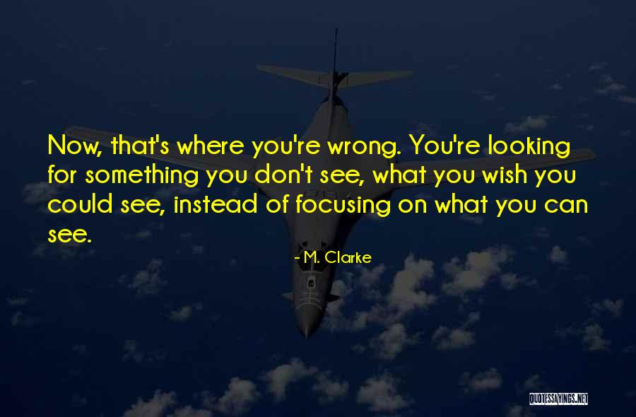 Don T You Wish Quotes By M. Clarke Don T You Wish Quotes By M. Clarke