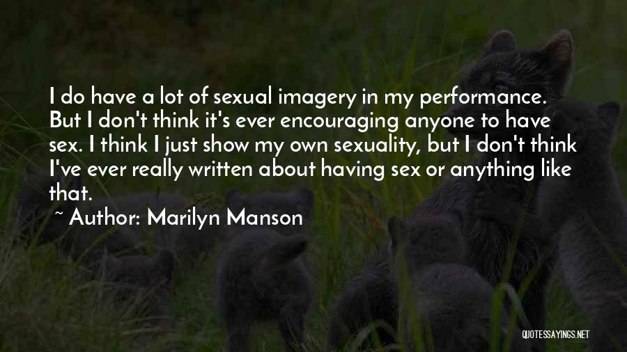 Don Think Just Do Quotes By Marilyn Manson