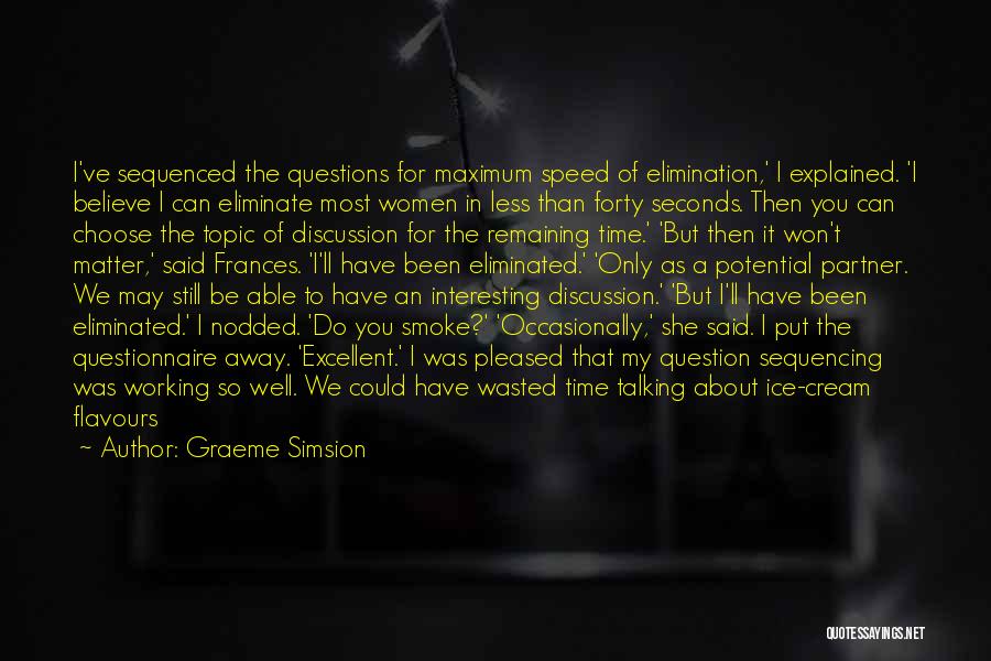 Don Tillman Quotes By Graeme Simsion