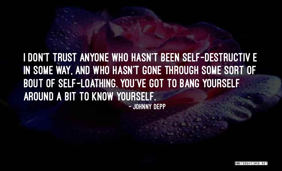 Don Trust Anyone Quotes By Johnny Depp