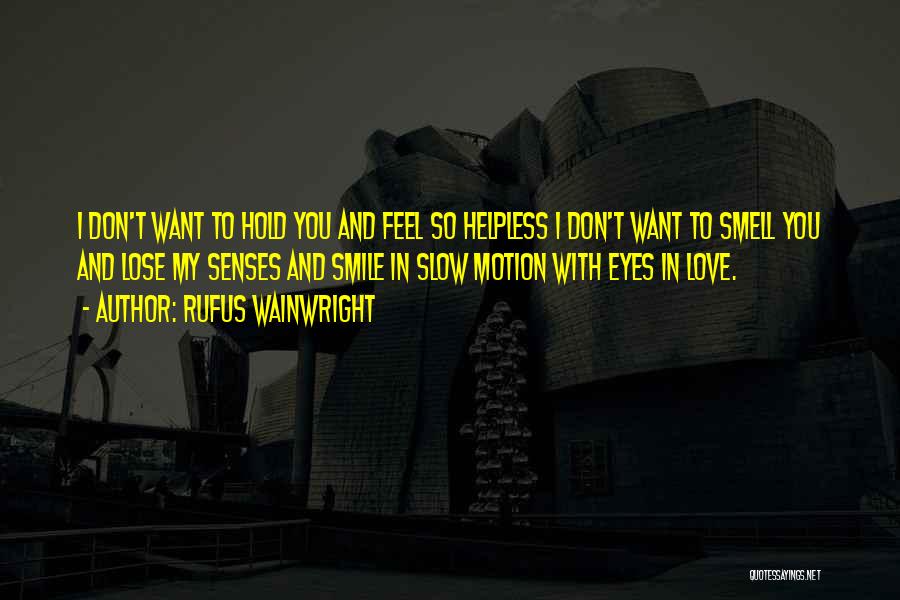 Don Want To Lose You Quotes By Rufus Wainwright