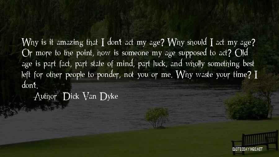 Don Waste Time Quotes By Dick Van Dyke