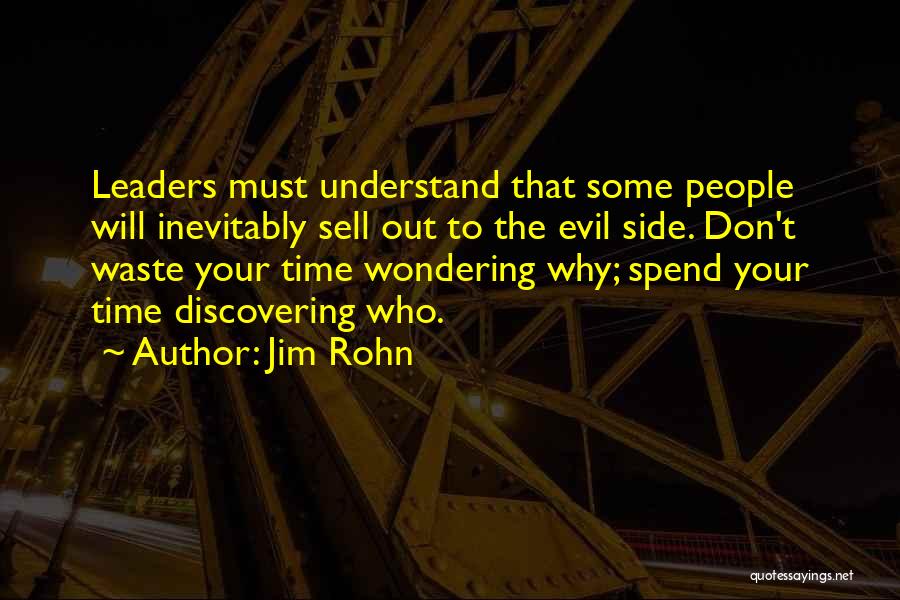 Don Waste Time Quotes By Jim Rohn