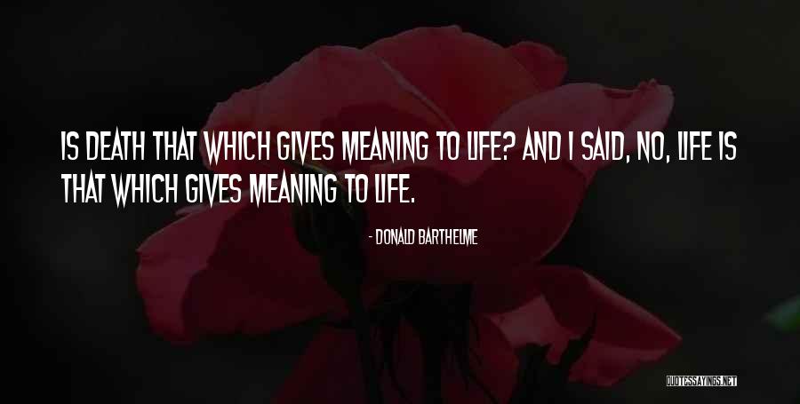 Donald Barthelme Quotes 621564 Donald Barthelme Quotes 621564
