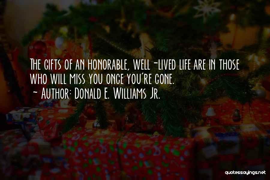 Donald E. Williams Jr. Quotes 251197