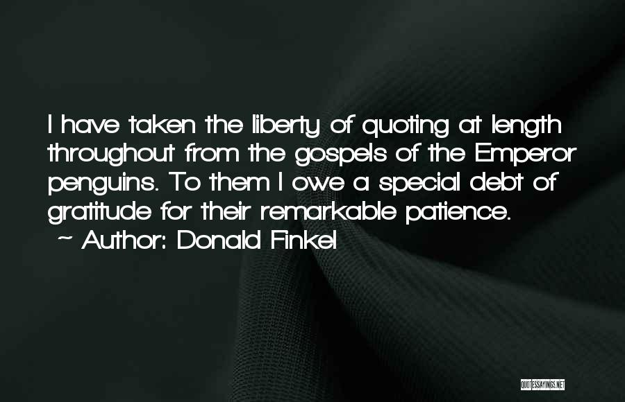 Donald Finkel Quotes 1220807