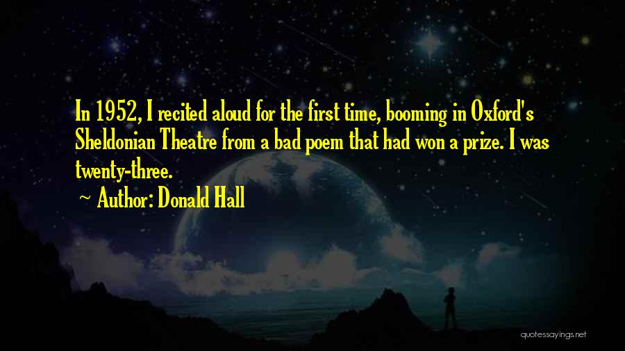 Donald Hall Quotes 1058669