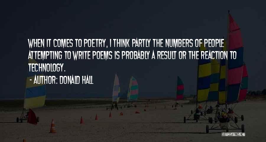 Donald Hall Quotes 1076022