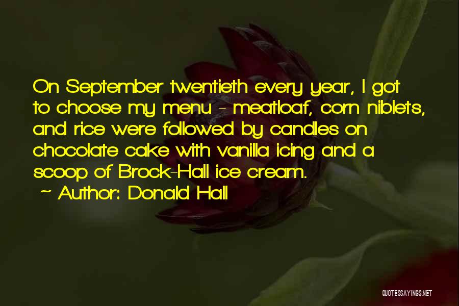 Donald Hall Quotes 118057