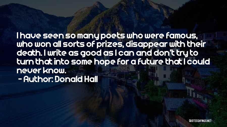 Donald Hall Quotes 1503174