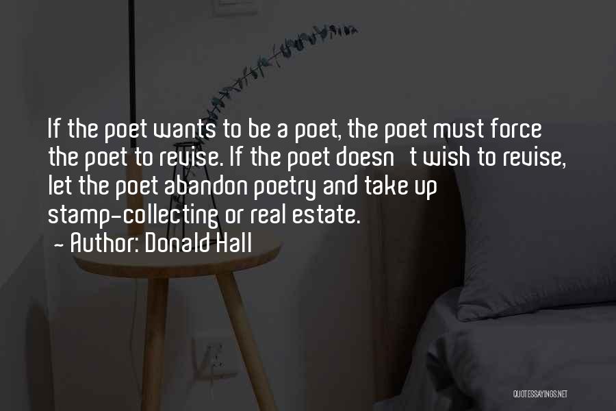 Donald Hall Quotes 1585194