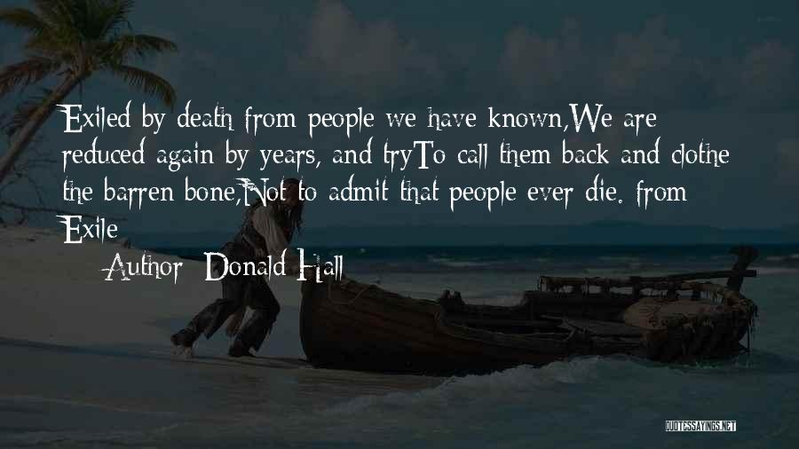 Donald Hall Quotes 1607074