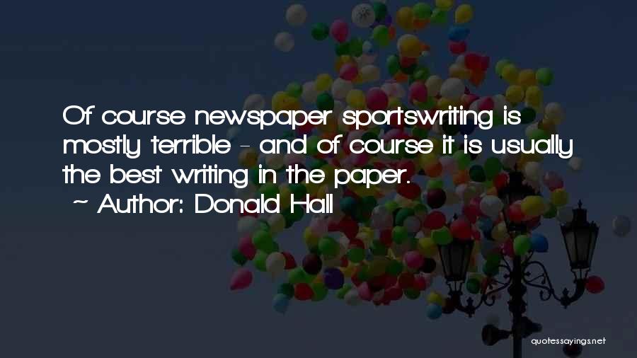 Donald Hall Quotes 420430