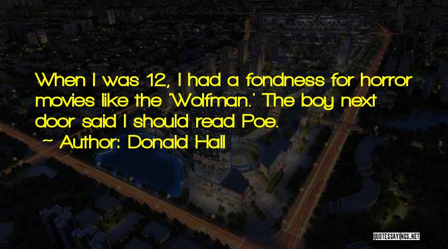 Donald Hall Quotes 433647